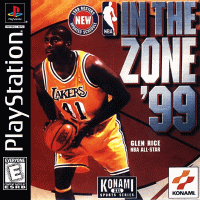 NBA In the Zone '99 Playstation US box art